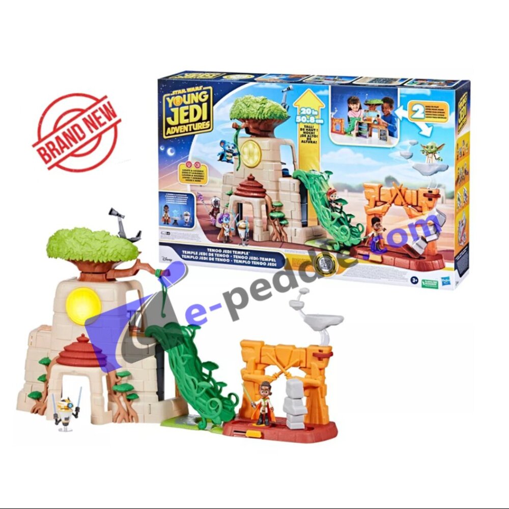 Star Wars Young Jedi Adventures Tenoo Jedi Temple Playset (BRAND NEW)